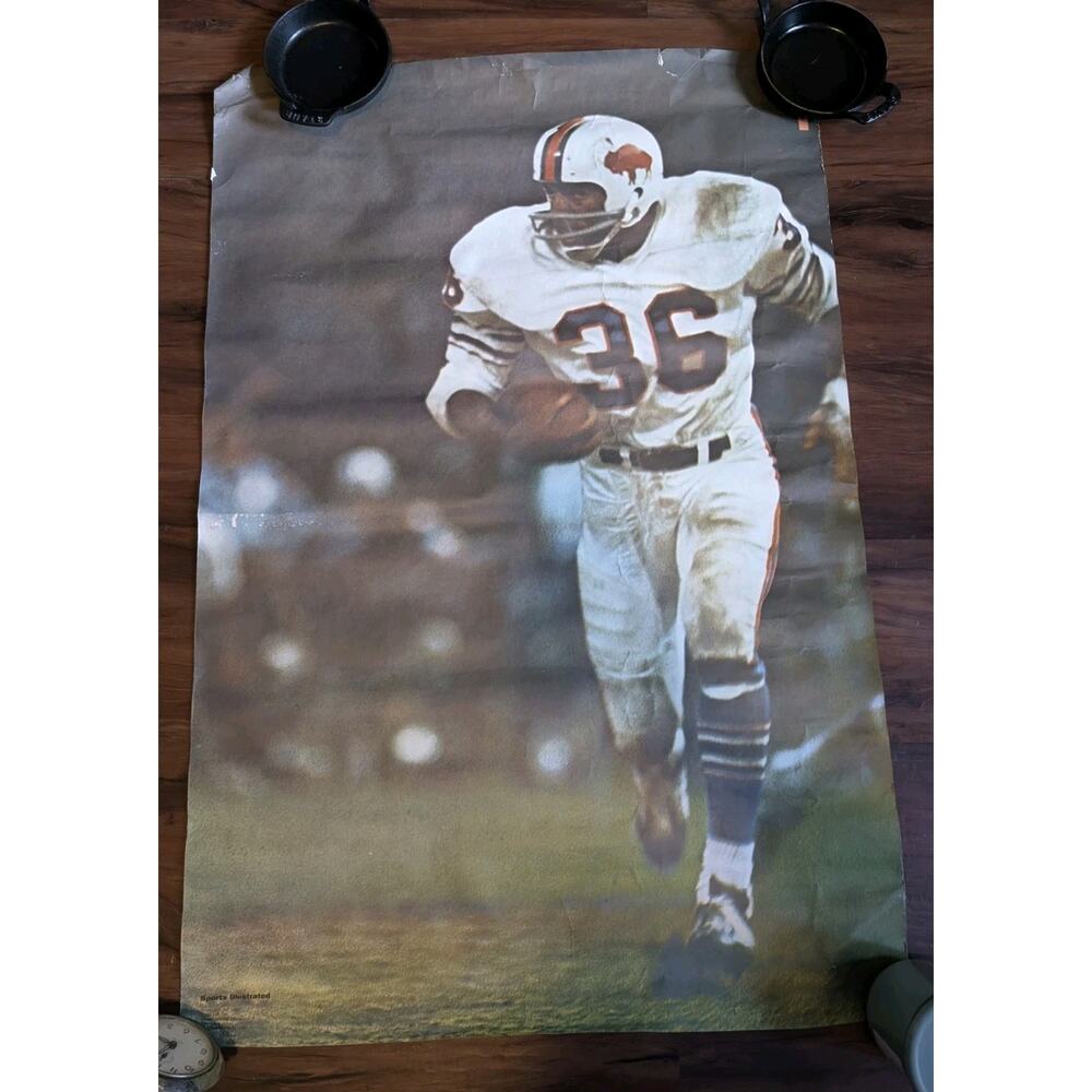 1969 Buffalo Bills OJ Simpson Rookie Sports Illustrated Poster 24X36